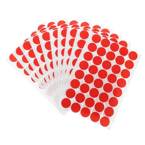 Operitacx 10 Blatt Teiliges Selbstklebende Farbige Punktetiketten Bunte Markierungspunkte zum Beschriften und Klassifizieren Haftende Aufkleber für Schule Haushalt Büro und Dekoration Operitacx 10 Blatt Teiliges Selbstklebende Farbige Punktetiketten Bunte Markierungspunkte zum Beschriften und Klassifizieren Haftende Aufkleber für Schule Haushalt Büro und Dekoration von Operitacx