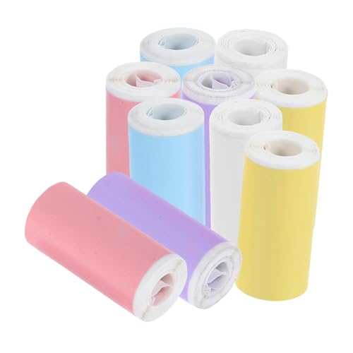 Operitacx 10 Rollen Selbstklebendes Thermodruckpapier für Mini Drucker für Fotos Notizen und Bastelprojekte Inkfrei Kreatives Design Farben Operitacx 10 Rollen Selbstklebendes Thermodruckpapier für Mini Drucker für Fotos Notizen und Bastelprojekte Inkfrei Kreatives Design Farben von Operitacx