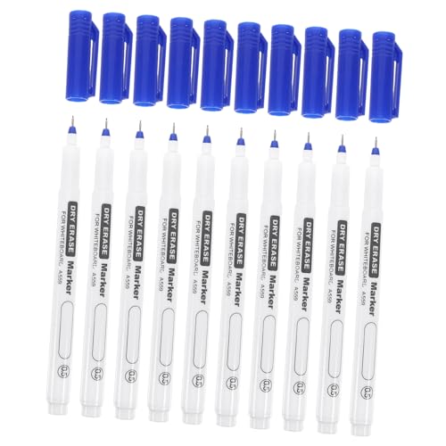 Operitacx 10 Stück Abwischbare Whiteboard Marker Spitze Blau für Schule Büro und Zuhause Leicht zu Handhaben Langlebig und Bequem im Gebrauch Operitacx 10 Stück Abwischbare Whiteboard Marker Spitze Blau für Schule Büro und Zuhause Leicht zu Handhaben Langlebig und Bequem im Gebrauch von Operitacx