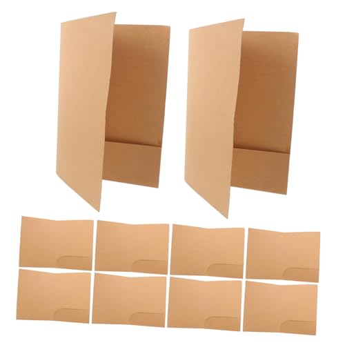 Operitacx 10 Stück Aktenhalter Aktenorganizer Mit Einer Tasche Reisemappe Für Dokumente Bifold-aktenordner Portfolio-ordner Für Kunstwerke Reisedokumentenmappe Dateien Organizer Kraftpapier Operitacx 10 Stück Aktenhalter Aktenorganizer Mit Einer Tasche Reisemappe Für Dokumente Bifold-aktenordner Portfolio-ordner Für Kunstwerke Reisedokumentenmappe Dateien Organizer Kraftpapier von Operitacx