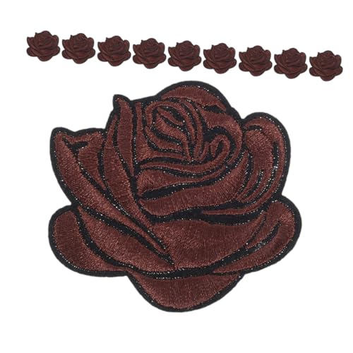 Operitacx 10 Stück Bestickte Applikationen Bügel oder Näh Patches für Kleidung für Jacken Jeans Taschen und Diy Projekte Blumenstickerei für Designs Operitacx 10 Stück Bestickte Applikationen Bügel oder Näh Patches für Kleidung für Jacken Jeans Taschen und Diy Projekte Blumenstickerei für Designs von Operitacx