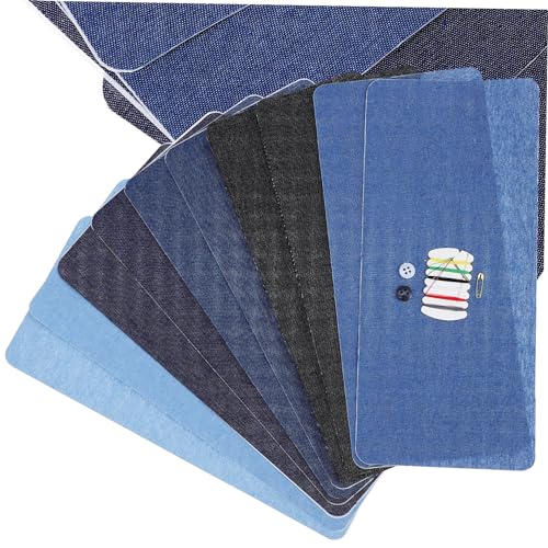 Operitacx 10 Stück Bügelflicken für Jeans Reparatur Patches Vielseitig Einsetzbar für Kleidung Taschen und Hüte Einfach Zuzuschneiden und Zeitsparend der Anwendung Operitacx 10 Stück Bügelflicken für Jeans Reparatur Patches Vielseitig Einsetzbar für Kleidung Taschen und Hüte Einfach Zuzuschneiden und Zeitsparend der Anwendung von Operitacx