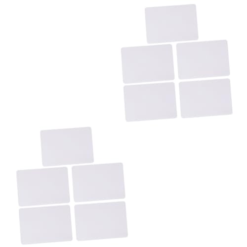 Operitacx 10 Stück Doppelseitige Kleine Whiteboards Aus Holz Weiße Tafeln Bürobedarf Rahmenlose Whiteboards Schreibblöcke Trocken Abwischbare Tafeln Früherziehung Zeichenbretter von Operitacx