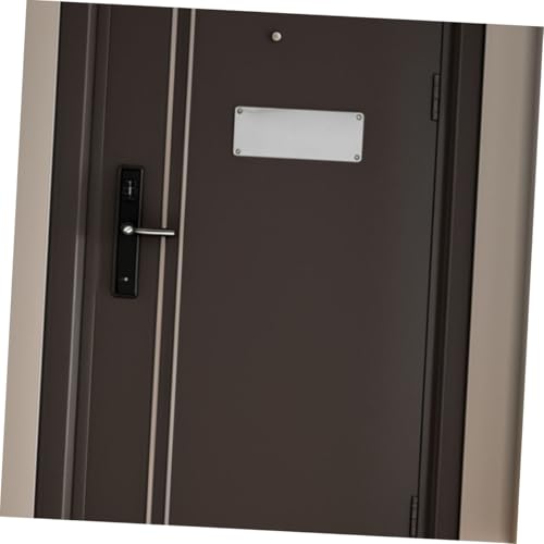 Operitacx 10 Stück Edelstahl Blanko Metallschild mit Löchern Dicke Langlebige Metall Namensschilder für Gravur Vielseitig Einsetzbar für Büro Türschilder Briefkasten und Individuelle Operitacx 10 Stück Edelstahl Blanko Metallschild mit Löchern Dicke Langlebige Metall Namensschilder für Gravur Vielseitig Einsetzbar für Büro Türschilder Briefkasten und Individuelle von Operitacx