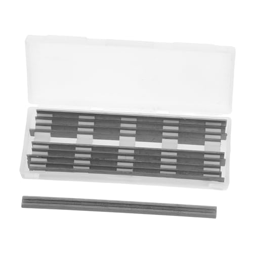 Operitacx 10 Stück Elektrische Planerklinge elektrischer Planer Bladeeinsatz PLEER BLADE Einsatz Ersatzplaner Blade Handheld Messereinsatz Stahl Silber von Operitacx
