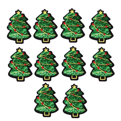 Operitacx 10 Stück Gestickter Stoffaufnäher Xams bestickte Abzeichen Patch mit Weihnachtsapplikationen kinderkostüm kostüm für kinder Weihnachtsbaum backpacking zubehör Patches im Weihnachtsstil Operitacx 10 Stück Gestickter Stoffaufnäher Xams bestickte Abzeichen Patch mit Weihnachtsapplikationen kinderkostüm kostüm für kinder Weihnachtsbaum backpacking zubehör Patches im Weihnachtsstil von Operitacx