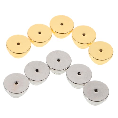 Operitacx 10 Stück Lagige Metall Ohrstecker Rückseiten Sichere Unterstützung für Hängende Ohrläppchen Hochwertige Ohrstecker Retainer für Schweren Schmuck Operitacx 10 Stück Lagige Metall Ohrstecker Rückseiten Sichere Unterstützung für Hängende Ohrläppchen Hochwertige Ohrstecker Retainer für Schweren Schmuck von Operitacx
