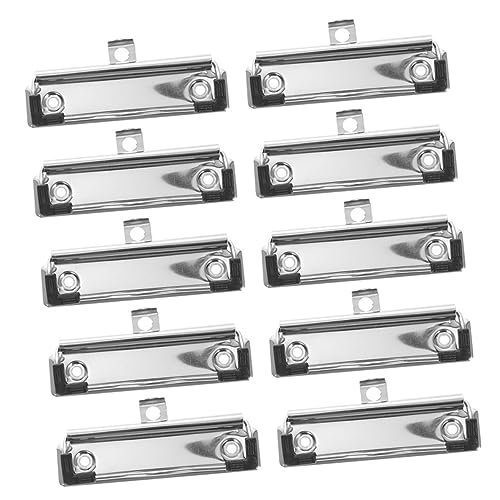 Operitacx 10 Stück Metall Klemmbrett Clips Robuste Büro und Schreibwaren Klammern mit Gummigriff für Dokumente Kunstwerke Rezepte und Schulprojekte Operitacx 10 Stück Metall Klemmbrett Clips Robuste Büro und Schreibwaren Klammern mit Gummigriff für Dokumente Kunstwerke Rezepte und Schulprojekte von Operitacx