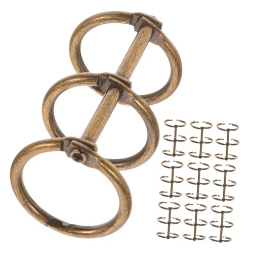 Operitacx 10 Stück Metallringe für Loseblatt Bindung und Praktisch für Scrapbooking und Bürobedarf Robuste Buchringe aus Legierung Leicht und Tragbar Operitacx 10 Stück Metallringe für Loseblatt Bindung und Praktisch für Scrapbooking und Bürobedarf Robuste Buchringe aus Legierung Leicht und Tragbar von Operitacx