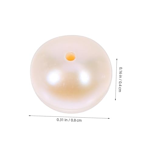 Operitacx 10 Stück Natürliche Süßwasser-perlen in Reiskornform Fast Rund mit Bohrung Vielseitige Abstandshalter-perlen für DIY Armbänder Halsketten Schmuckherstellung und Bastelbedarf Operitacx 10 Stück Natürliche Süßwasser-perlen in Reiskornform Fast Rund mit Bohrung Vielseitige Abstandshalter-perlen für DIY Armbänder Halsketten Schmuckherstellung und Bastelbedarf von Operitacx
