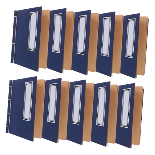 Operitacx 10 Stück Notizbuch Leere Krafthefte Zeitschriften Zum Schreiben Büro Notebook Schreibbuch Notizbücher Für Journaling Leeres Tagebuch Hardcover Blank Book Notebook- Kraftpapier Operitacx 10 Stück Notizbuch Leere Krafthefte Zeitschriften Zum Schreiben Büro Notebook Schreibbuch Notizbücher Für Journaling Leeres Tagebuch Hardcover Blank Book Notebook- Kraftpapier von Operitacx