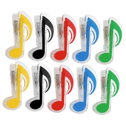 Operitacx 10 Stück Notizclip Musical Bunt Lesezeichen Schreibwarenclips Musiknoten Büroklammern Aluminium Farbig Thematisiert Farbe Schlüssel Buchklammern Aus Papier Wäsche Geformt Metall Operitacx 10 Stück Notizclip Musical Bunt Lesezeichen Schreibwarenclips Musiknoten Büroklammern Aluminium Farbig Thematisiert Farbe Schlüssel Buchklammern Aus Papier Wäsche Geformt Metall von Operitacx