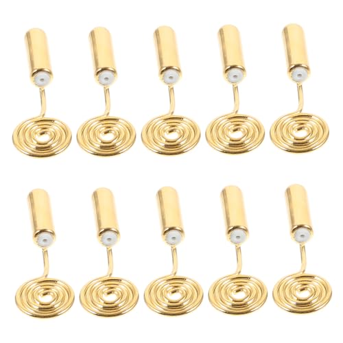 Operitacx 10 Stück Ohrclip Converter Ohrclip ohne Loch Schmerzfrei Ohrschmuck Basis DIY Ohrring Zubehör für Ungestochene Ohren Kleine Goldfarben Operitacx 10 Stück Ohrclip Converter Ohrclip ohne Loch Schmerzfrei Ohrschmuck Basis DIY Ohrring Zubehör für Ungestochene Ohren Kleine Goldfarben von Operitacx