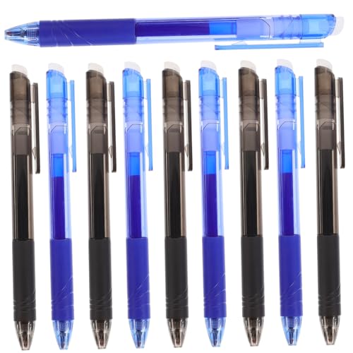 Operitacx 10 Stück Radierbare Stifte Kreative Temperatursensitive Kugelschreiber für Schule und Büro Schwarz Blau PVC Box für Notizen und von Operitacx