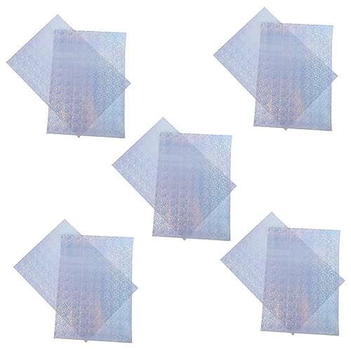 Operitacx 10 Stück Regenbogen-druckpapier Klares Vinyl Aufkleberpapier Für Drucker Etiketten Klares Papier Druckbar Lamelle Vinyl-aufkleberpapier Funkeln Wasserdicht Fotopapier Das Haustier Operitacx 10 Stück Regenbogen-druckpapier Klares Vinyl Aufkleberpapier Für Drucker Etiketten Klares Papier Druckbar Lamelle Vinyl-aufkleberpapier Funkeln Wasserdicht Fotopapier Das Haustier von Operitacx