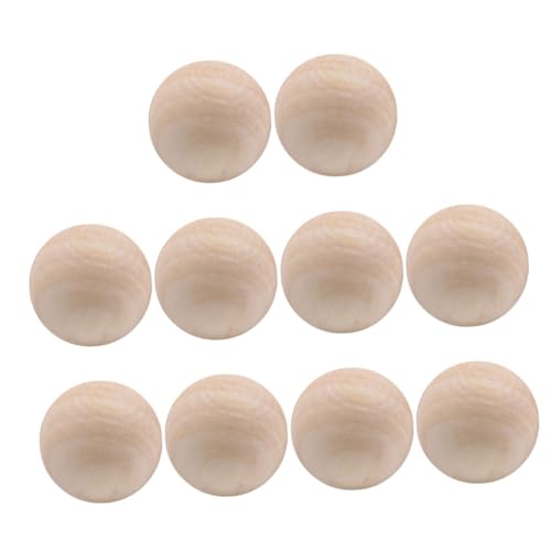 Operitacx 10 Stück Runde Holzkugeln Lotus Holz ohne Bohrung Diy Bastelzubehör für Malerei und Kreative Projekte Holzfarbe Operitacx 10 Stück Runde Holzkugeln Lotus Holz ohne Bohrung Diy Bastelzubehör für Malerei und Kreative Projekte Holzfarbe von Operitacx
