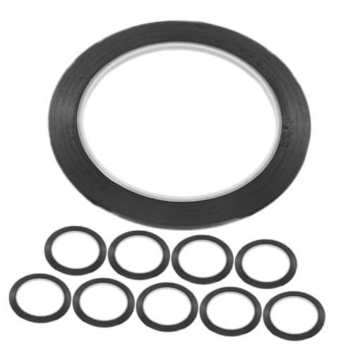 Operitacx 10 Stück Schwarzes Klebeband Whiteboard-zubehör Whiteboard-klebeband Kartenbänder Schwarzes Abdeckband Washi-tape Schwarz Pinnwandband Feinband Das Haustier Black Operitacx 10 Stück Schwarzes Klebeband Whiteboard-zubehör Whiteboard-klebeband Kartenbänder Schwarzes Abdeckband Washi-tape Schwarz Pinnwandband Feinband Das Haustier Black von Operitacx