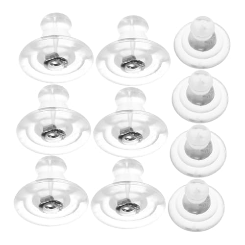 Operitacx 10 Stück Silikon Ohrstecker Verschlüsse Hypoallergen Transparent Sicherer Ohrring Stopper für Ohrstecker für Frauen und Jugendliche Earring Supplies Operitacx 10 Stück Silikon Ohrstecker Verschlüsse Hypoallergen Transparent Sicherer Ohrring Stopper für Ohrstecker für Frauen und Jugendliche Earring Supplies von Operitacx