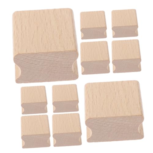 Operitacx 10 Stück Teiliges Buchenholz Stempelblöcke mit Nut Ergonomisch Geformt Vielseitig für DIY Basteln Gravur Scrapbooking und Kartenherstellung Komfortabler Griff Robuste Operitacx 10 Stück Teiliges Buchenholz Stempelblöcke mit Nut Ergonomisch Geformt Vielseitig für DIY Basteln Gravur Scrapbooking und Kartenherstellung Komfortabler Griff Robuste von Operitacx