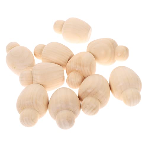 Operitacx 10 Stück Teiliges DIY Holzfiguren für Unbemalte Puppen zum Basteln und Dekorieren Kreative Holzspielzeuge für Junge Mädchen Bastelsets für Designs Operitacx 10 Stück Teiliges DIY Holzfiguren für Unbemalte Puppen zum Basteln und Dekorieren Kreative Holzspielzeuge für Junge Mädchen Bastelsets für Designs von Operitacx