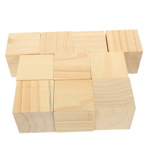 Operitacx 10 Stück Teiliges Holzklötze aus Naturbelassenem Birkenholz Präzise Geschnittene Quadratische Holzwürfel für Bastelprojekte DIY Dekorationen und Malvorlagen Splitterfrei Glatt Operitacx 10 Stück Teiliges Holzklötze aus Naturbelassenem Birkenholz Präzise Geschnittene Quadratische Holzwürfel für Bastelprojekte DIY Dekorationen und Malvorlagen Splitterfrei Glatt von Operitacx