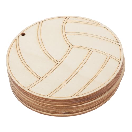Operitacx 10 Stück Teiliges Holzscheiben Volleyballform zum Basteln Glatte Kanten Sichere DIY Holzchips für Robuste Langlebige Holzanhänger Pädagogisches Malspielzeug Handliche Holzscheiben Operitacx 10 Stück Teiliges Holzscheiben Volleyballform zum Basteln Glatte Kanten Sichere DIY Holzchips für Robuste Langlebige Holzanhänger Pädagogisches Malspielzeug Handliche Holzscheiben von Operitacx