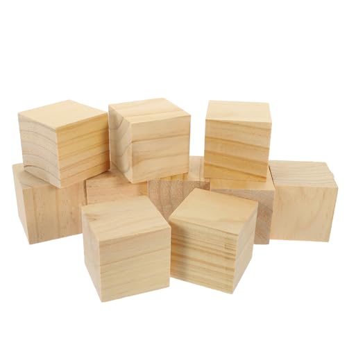 Operitacx 10 Stück Teiliges Kleine Naturbelassene Holzwürfel Präzise Geschnittene Holzklötze aus Birke für DIY Basteln Handwerk Kunstprojekte Operitacx 10 Stück Teiliges Kleine Naturbelassene Holzwürfel Präzise Geschnittene Holzklötze aus Birke für DIY Basteln Handwerk Kunstprojekte von Operitacx