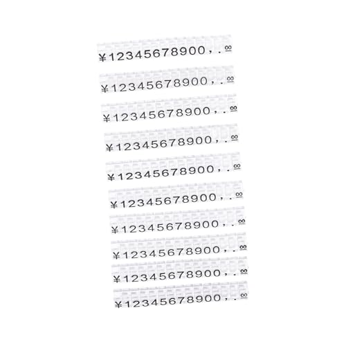 Operitacx 10 Stück Teiliges Transparente Preisschilder für Schmuck mit Abnehmbaren Zahlen Einfach zu Beschriften Wiederverwendbar Klare Preisdisplay tags für Ladengeschäft und Operitacx 10 Stück Teiliges Transparente Preisschilder für Schmuck mit Abnehmbaren Zahlen Einfach zu Beschriften Wiederverwendbar Klare Preisdisplay tags für Ladengeschäft und von Operitacx