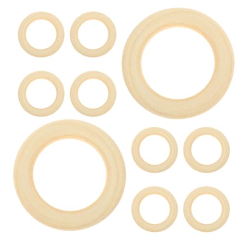 Operitacx 10 Stück Teiliges Unvollendete Massivholzringe Ø Natürliches Holz für DIY Makramee Schmuck Herstellung Dekorative Kränze und Handgemachte Bastelarbeiten Operitacx 10 Stück Teiliges Unvollendete Massivholzringe Ø Natürliches Holz für DIY Makramee Schmuck Herstellung Dekorative Kränze und Handgemachte Bastelarbeiten von Operitacx
