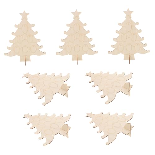 Operitacx 10 Stück Teiliges Unvollendeter Baumförmiger Holzanhänger aus Naturholz Stabile Diy Weihnachtsdekorationen zum Bemalen Kreative Bastelmaterialien für Nachhaltige Operitacx 10 Stück Teiliges Unvollendeter Baumförmiger Holzanhänger aus Naturholz Stabile Diy Weihnachtsdekorationen zum Bemalen Kreative Bastelmaterialien für Nachhaltige von Operitacx