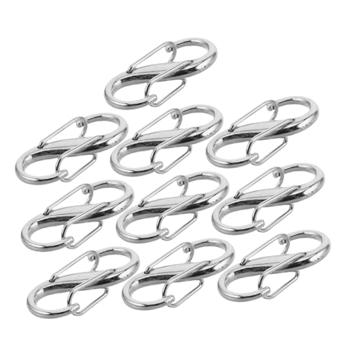 Operitacx 10 Stück Teiliges Verstellbare Metallschnallen für Taschenketten Langlebige Zinklegierung Schultergurt Längenversteller Vielseitiges DIY Zubehör für Umhängetaschen und Handtaschen Operitacx 10 Stück Teiliges Verstellbare Metallschnallen für Taschenketten Langlebige Zinklegierung Schultergurt Längenversteller Vielseitiges DIY Zubehör für Umhängetaschen und Handtaschen von Operitacx