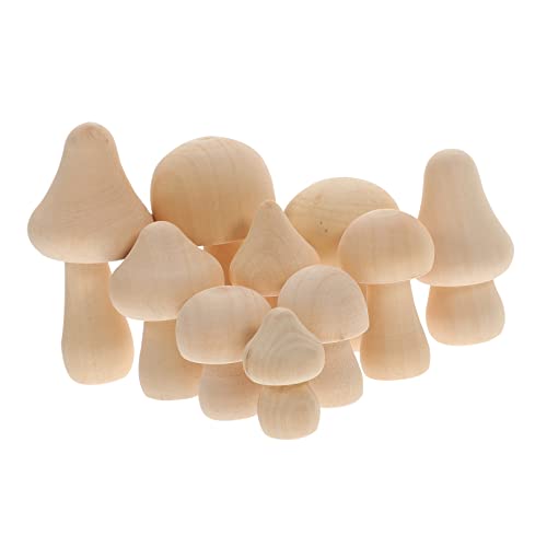 Operitacx 10 Stück Teiliges aus Naturbelassenen Bemalbaren Holzpilzen Kreative DIY Holzspielzeuge für Fördert Fantasie Feinmotorik und Ruhige Beschäftigung Verschiedene für und Dekoration Operitacx 10 Stück Teiliges aus Naturbelassenen Bemalbaren Holzpilzen Kreative DIY Holzspielzeuge für Fördert Fantasie Feinmotorik und Ruhige Beschäftigung Verschiedene für und Dekoration von Operitacx
