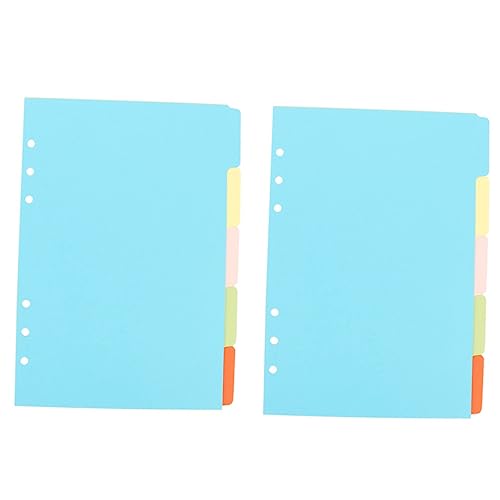 Operitacx 10 Stück Trennblätter Set mit Bunten Index Tabs Farbige Seitentrenner für Ringbuch Notizbuch und Planer zur Organisation von Berichten und Präsentationen Operitacx 10 Stück Trennblätter Set mit Bunten Index Tabs Farbige Seitentrenner für Ringbuch Notizbuch und Planer zur Organisation von Berichten und Präsentationen von Operitacx