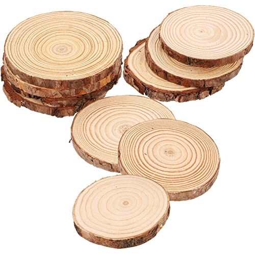 Operitacx 10 Stück Unbehandelte Holzscheiben Für Tafelaufsätze 7 5–9 9 Cm Große Runde Holzscheiben Aus Naturholz Holzkreise Holzuntersetzer Zum Basteln Für Rustikale Hochzeiten Operitacx 10 Stück Unbehandelte Holzscheiben Für Tafelaufsätze 7 5–9 9 Cm Große Runde Holzscheiben Aus Naturholz Holzkreise Holzuntersetzer Zum Basteln Für Rustikale Hochzeiten von Operitacx