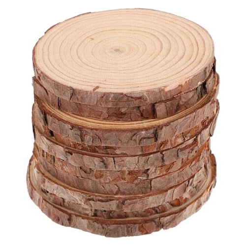 Operitacx 10 Stück Unbehandelte Holzscheiben Für Tafelaufsätze 9 4–12 9 Cm Große Runde Holzscheiben Aus Naturholz Holzkreise Holzuntersetzer Zum Basteln Für Rustikale Hochzeiten Operitacx 10 Stück Unbehandelte Holzscheiben Für Tafelaufsätze 9 4–12 9 Cm Große Runde Holzscheiben Aus Naturholz Holzkreise Holzuntersetzer Zum Basteln Für Rustikale Hochzeiten von Operitacx