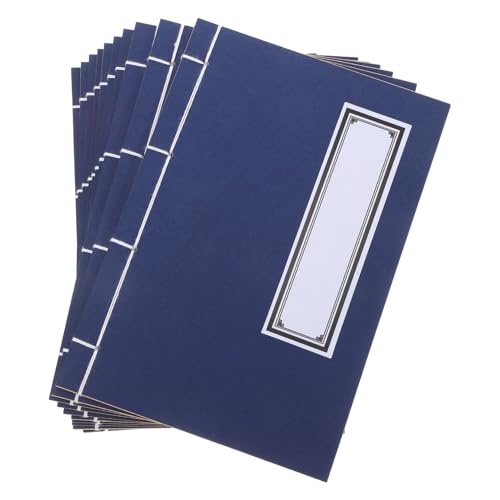 Operitacx 10 Stück Vintage Kraftpapier Notizbücher Traditionell Gebunden Leeres Journal Schreibblock für Schule Büro Kreatives Notieren und Tagebuchführen Operitacx 10 Stück Vintage Kraftpapier Notizbücher Traditionell Gebunden Leeres Journal Schreibblock für Schule Büro Kreatives Notieren und Tagebuchführen von Operitacx