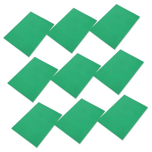 Operitacx 10 Stück grüner Karton Herstellung Kartonpapier buntes Papier machen Scrapbooking-Papier Karten Basteln Geschenkkarten Papier farbiges Schwefelpapier farbiges Papier Green von Operitacx
