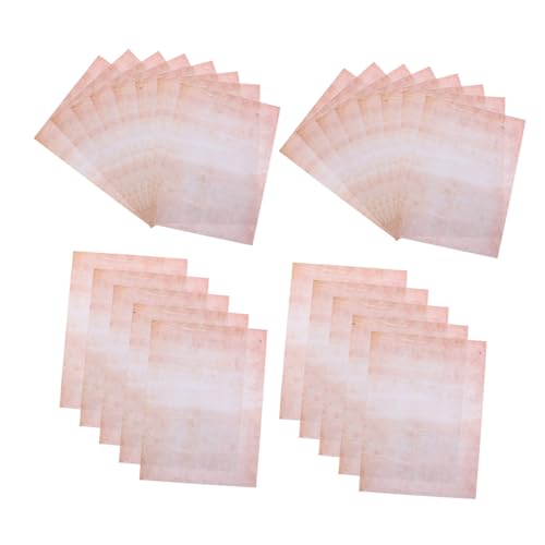 Operitacx 100 Blatt Antikes Briefpapier mit Dekorativen Rändern Doppel Seitige Briefkopfpapiere für Scrapbooking Journaling und Basteln von Operitacx