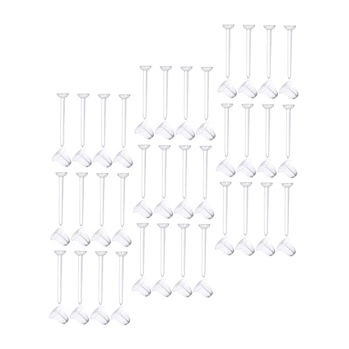 Operitacx 100 Paare Transparente DIY Ohrring Stopper Ohrstecker Verschlüsse für Schmuckherstellung Kompatibel mit Allen Ohrringtypen Bruchsicher und Langlebig Hochwertigem Gefertigt von Operitacx