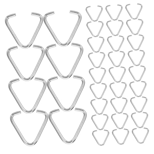 Operitacx 100 STÜCK Dreieckige Sprungringe aus Eisen Offene DIY Schmuckverbinder für Schlüsselanhänger Metallringe zum Basteln Langlebig und Verformungsresistent für Kreative Operitacx 100 STÜCK Dreieckige Sprungringe aus Eisen Offene DIY Schmuckverbinder für Schlüsselanhänger Metallringe zum Basteln Langlebig und Verformungsresistent für Kreative von Operitacx