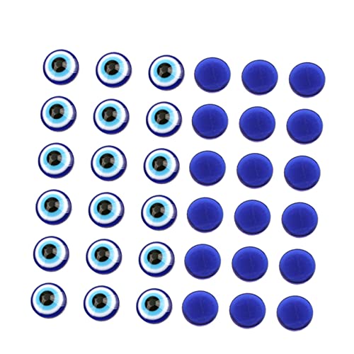 Operitacx 100 Stück Blaue Flache Resin Evil Eye Perlen Für Schmuckherstellung Diy Armbänder Halsketten Basteln Und Dekoration Operitacx 100 Stück Blaue Flache Resin Evil Eye Perlen Für Schmuckherstellung Diy Armbänder Halsketten Basteln Und Dekoration von Operitacx