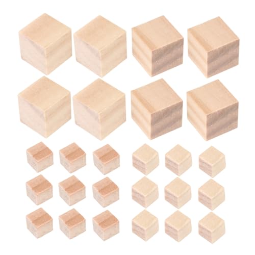 Operitacx 100 Stück Diy Holzblock Naturfarbene Quadratische Holzwürfel Verschiedenen für Bastelprojekte Dekoration und Kreativität Operitacx 100 Stück Diy Holzblock Naturfarbene Quadratische Holzwürfel Verschiedenen für Bastelprojekte Dekoration und Kreativität von Operitacx