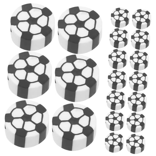Operitacx 100 Stück Fußball Perlen Polymer für Diy Armband und Schmuckherstellung Vielseitige Bastelperlen für und Accessoires von Operitacx