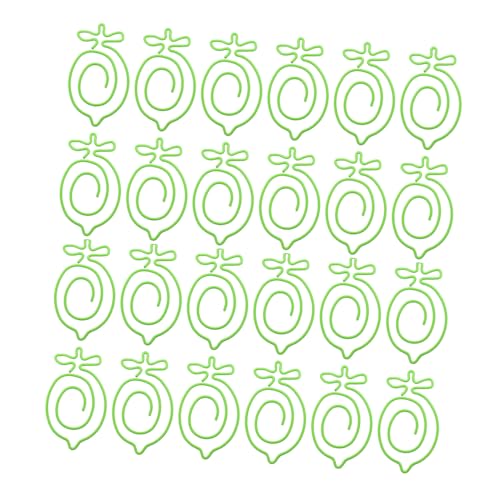 Operitacx 100 Stück Gefälschte Zitronenform -Lesezeichen Papierkram organisieren Clips Zitronenforschungen Papierclips Büroklammern aus Obst Datei Organisierende Klemmen Metall Grün Operitacx 100 Stück Gefälschte Zitronenform -Lesezeichen Papierkram organisieren Clips Zitronenforschungen Papierclips Büroklammern aus Obst Datei Organisierende Klemmen Metall Grün von Operitacx