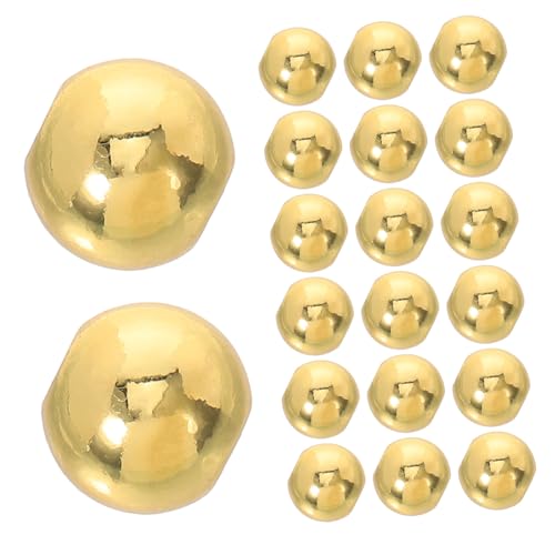 Operitacx 100 Stück Goldfarbene Kupfer Perlen Runde Spacer Beads für DIY Schmuckherstellung Armbänder Halsketten Ohrringe Basteln Glücksbringer Operitacx 100 Stück Goldfarbene Kupfer Perlen Runde Spacer Beads für DIY Schmuckherstellung Armbänder Halsketten Ohrringe Basteln Glücksbringer von Operitacx
