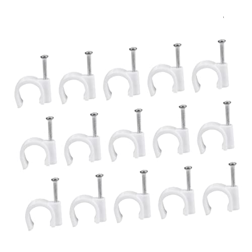 Operitacx 100 Stück Haken für Elektrikerrohre Kabelklemmen Klemmen schwere Ausführung Kabelkanal-Set cable clips cable clamp Schnurclip aus Stahlnägeln Kabelclip aus Stahlnägeln Weiß Operitacx 100 Stück Haken für Elektrikerrohre Kabelklemmen Klemmen schwere Ausführung Kabelkanal-Set cable clips cable clamp Schnurclip aus Stahlnägeln Kabelclip aus Stahlnägeln Weiß von Operitacx