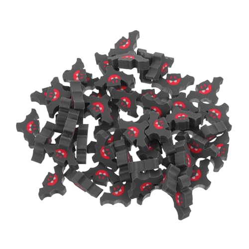 Operitacx 100 Stück Halloween Bat Radiergummis aus Robustem Gummi Mini Fledermaus Form Halloween Partyfüllung Schulpreise Vielseitig für Klassenraum und Trick Treat Goody Bags von Operitacx