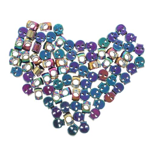 Operitacx 100 Stück Halloween Skull Beads mit Großem Skelettkopf Spacer Perlen für Schmuckherstellung Armband Halskette DIY Bastelbedarf Langlebige Legierung Detailreiche Halloween Operitacx 100 Stück Halloween Skull Beads mit Großem Skelettkopf Spacer Perlen für Schmuckherstellung Armband Halskette DIY Bastelbedarf Langlebige Legierung Detailreiche Halloween von Operitacx