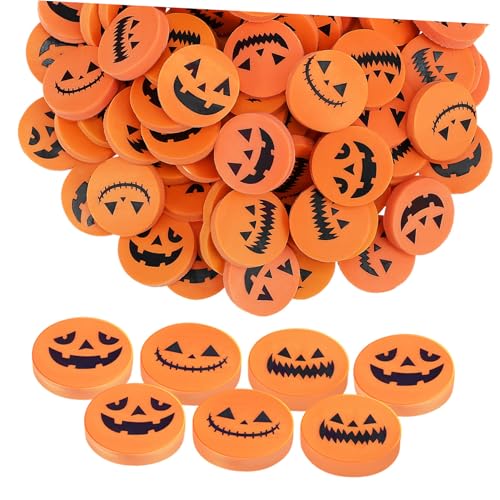 Operitacx 100 Stück Mini Radiergummis Halloween Partygeschenke Cartoon Kürbis Radierer aus Tpr Material für Schule und Klassenzimmer zum Zeichnen und Schreiben Operitacx 100 Stück Mini Radiergummis Halloween Partygeschenke Cartoon Kürbis Radierer aus Tpr Material für Schule und Klassenzimmer zum Zeichnen und Schreiben von Operitacx