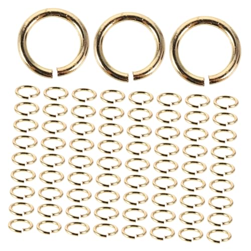 Operitacx 100 Stück Offene Biegeringe für Schmuckherstellung Vielseitige Verbindungselemente für DIY Armbänder Dicke Durchmesser Langlebige Metallqualität Einfache Anwendung für Handwerk von Operitacx